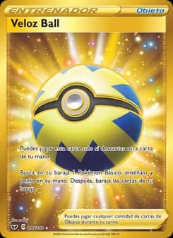 Veloz Ball card in Spanish