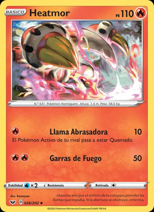 Heatmor card in Spanish