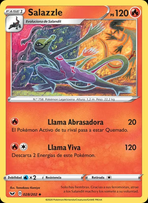 Salazzle card in Spanish