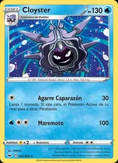 Cloyster card in Spanish