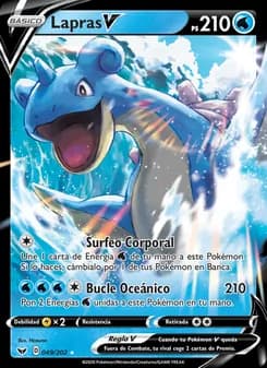 Lapras V card in Spanish