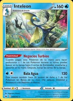 Inteleon card in Spanish