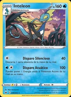 Inteleon card in Spanish