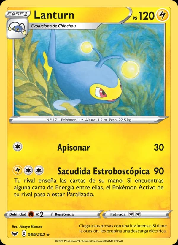 Lanturn card in Spanish