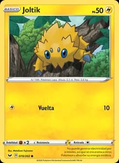 Joltik card in Spanish