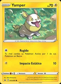 Yamper card in Spanish