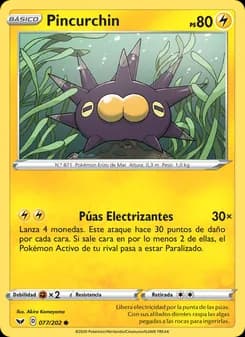 Pincurchin card in Spanish