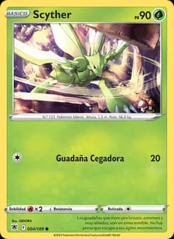 Scyther card in Spanish