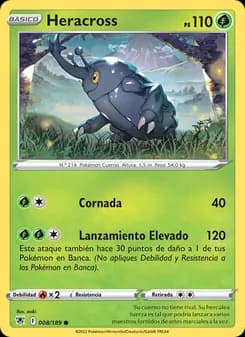 Heracross card in Spanish