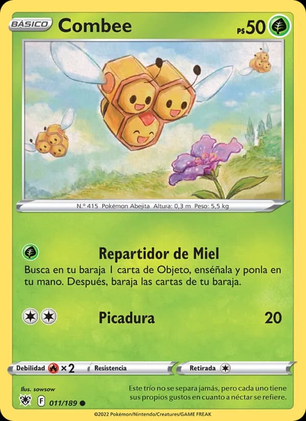 Combee card in Spanish