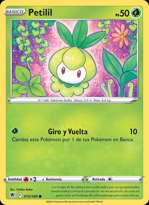 Petilil card in Spanish