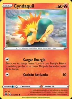 Cyndaquil card in Spanish