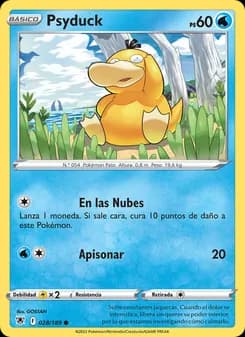 Psyduck card in Spanish