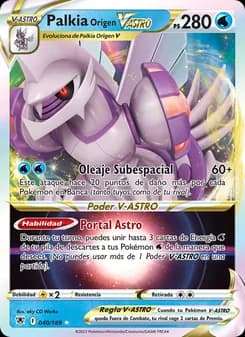 Palkia Origen V-ASTRO card in Spanish
