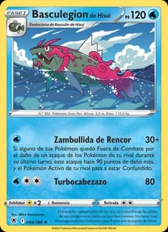 Basculegion de Hisui card in Spanish