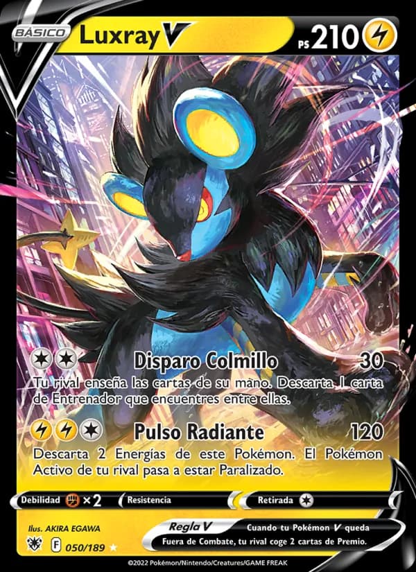 Luxray V card in Spanish