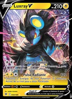 Luxray V card in Spanish