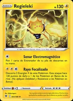 Regieleki card in Spanish