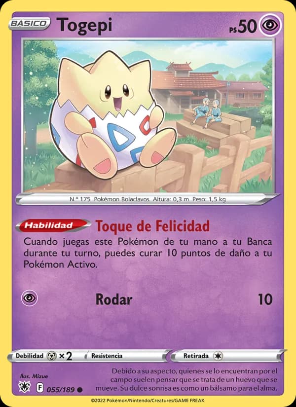 Togepi card in Spanish
