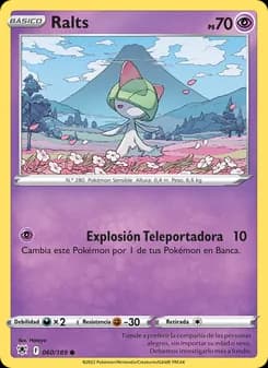Ralts card in Spanish