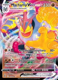Machamp VMAX card in Spanish