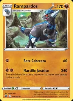 Rampardos card in Spanish