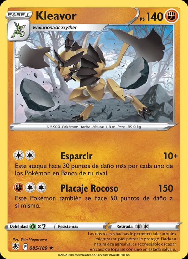 Kleavor card in Spanish