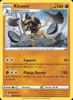 Kleavor card in Spanish