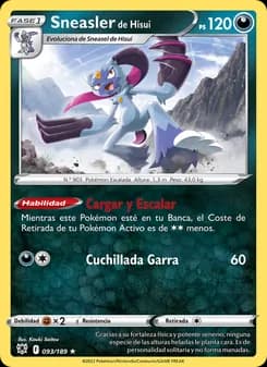 Sneasler de Hisui card in Spanish