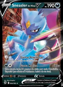 Sneasler de Hisui V card in Spanish