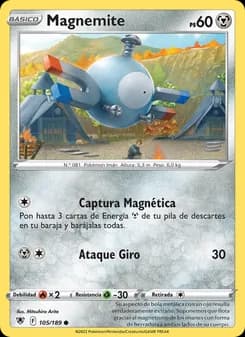 Magnemite card in Spanish