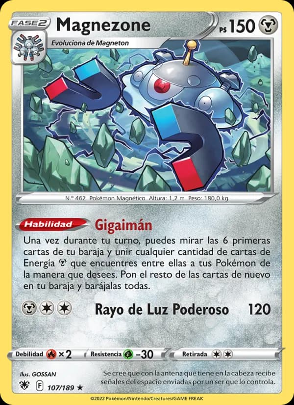 Magnezone card in Spanish