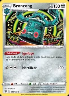 Bronzong card in Spanish