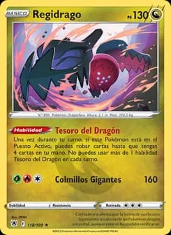 Regidrago card in Spanish