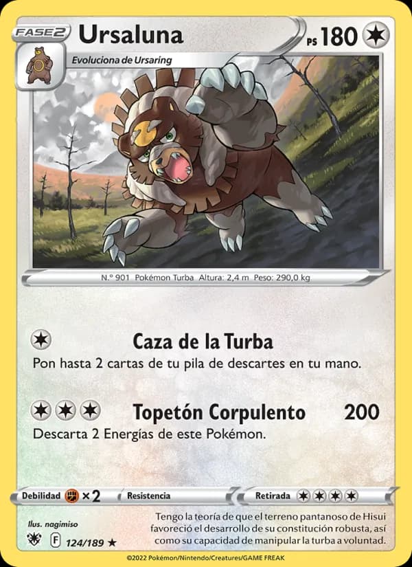 Ursaluna card in Spanish