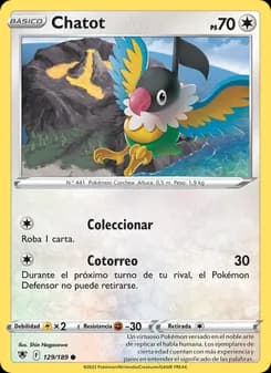 Chatot card in Spanish