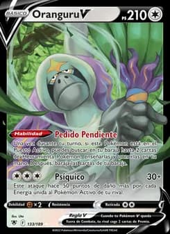 Oranguru V card in Spanish
