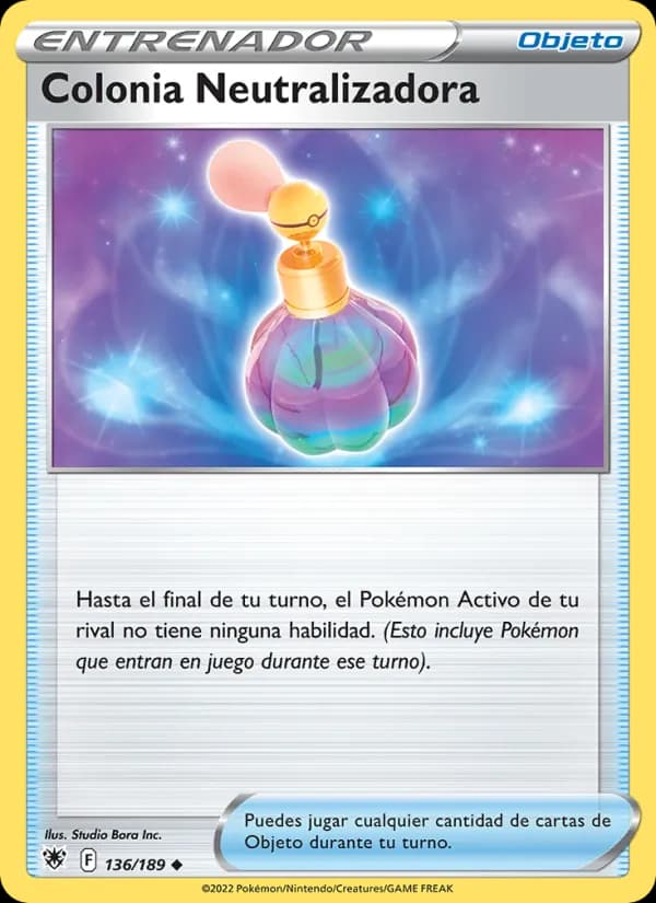 Colonia Neutralizadora card in Spanish