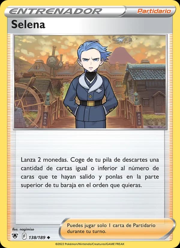 Selena card in Spanish