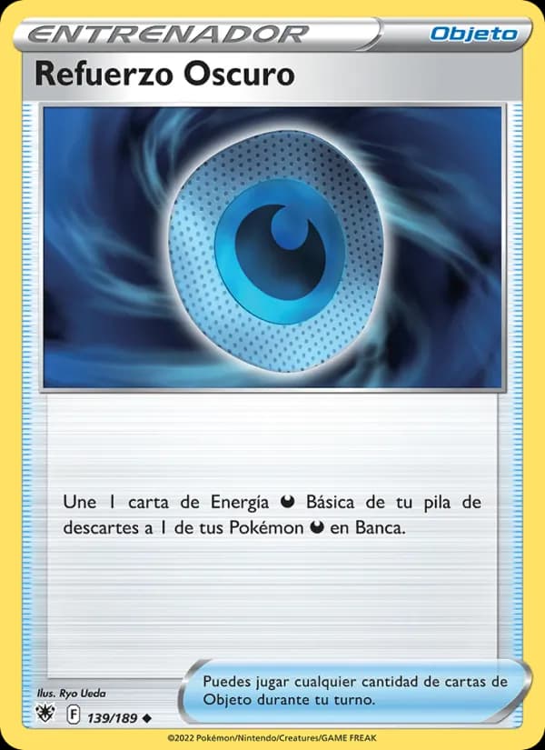 Refuerzo Oscuro card in Spanish