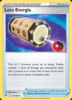 Loto Energía card in Spanish