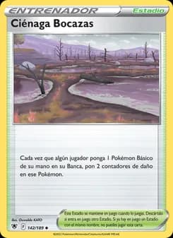 Ciénaga Bocazas card in Spanish