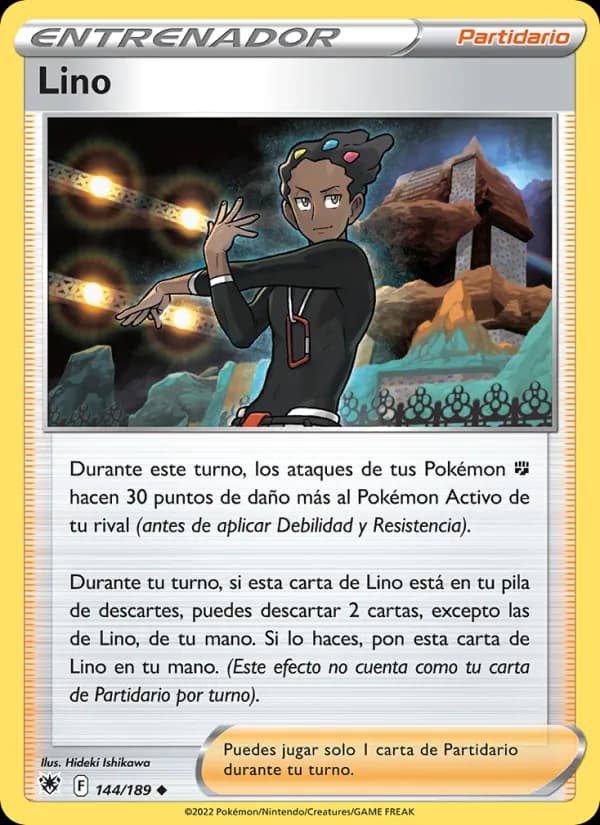 Lino card in Spanish