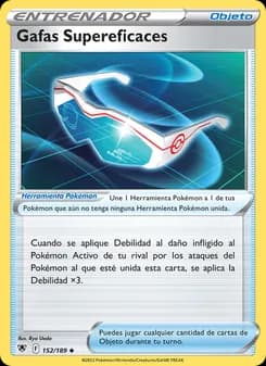 Gafas Supereficaces card in Spanish
