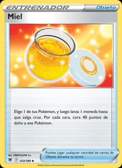 Miel card in Spanish