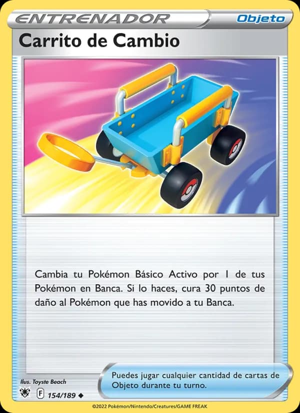 Carrito de Cambio card in Spanish