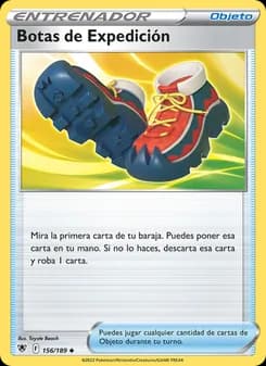 Botas de Expedición card in Spanish
