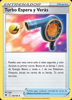 Turbo Espera y Verás card in Spanish