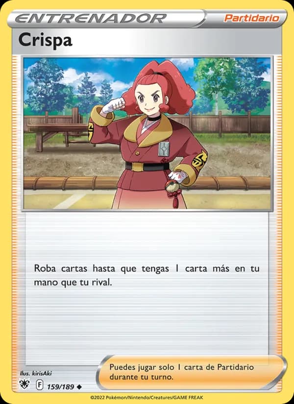 Crispa card in Spanish