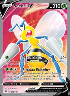 Beedrill V card in Spanish